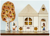 Autumn Birch Gem Block Tree