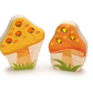 2 pc. Autumn Toadstools Gem Blocks