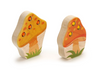 2 pc. Autumn Toadstools Gem Blocks