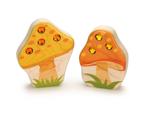 2 pc. Autumn Toadstools Gem Blocks