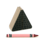 2 pc. Black Triangle Roof Blocks 2x1
