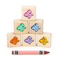 6pc. Butterfly Gem Blocks