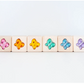 6pc. Butterfly Gem Blocks