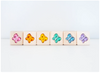 6pc. Butterfly Gem Blocks