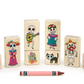 8 pc. Día de los Muertos Little Dancing Catrinas