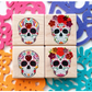 4 pc. Día de los Muertos Calaveras Gem Blocks by Everwood Friends