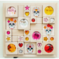 4 pc. Día de los Muertos Calaveras Gem Blocks by Everwood Friends