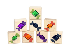8 pc. Halloween Candy Gem Blocks by Everwood Friends