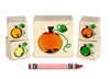 5 pc. Pumpkin Gem Blocks