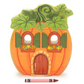 Pumpkin House Building Block Set by Everwood Friends