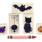 5 pc. Spooky Halloween Friends Gem Blocks by Everwood Friends
