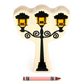 Street Lamp Gem Block by Everwood Friends
