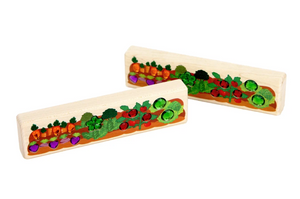Vegetable Garden 2 pc. Gem Block Set by Everwood Friends