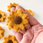 Mini Felt Sunflower