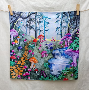 Enchanted Toadstool Forest Wonderie Play Cloth