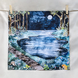 Moonlit Forest Wonderie Play Cloth